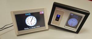 new and old time and attendance terminal TIK old-and-new