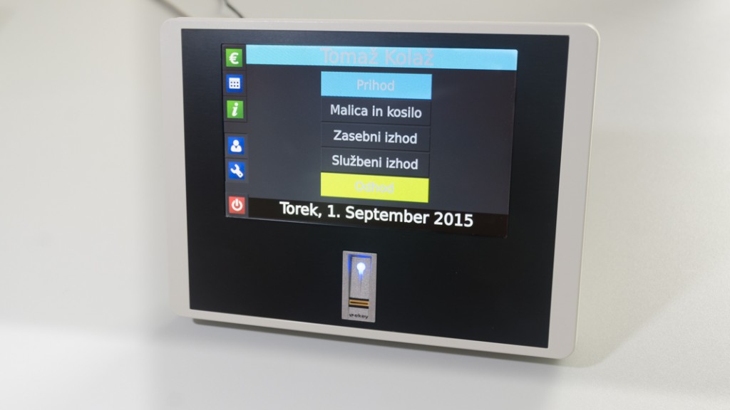 veliki registrator delovnega časa TIK2